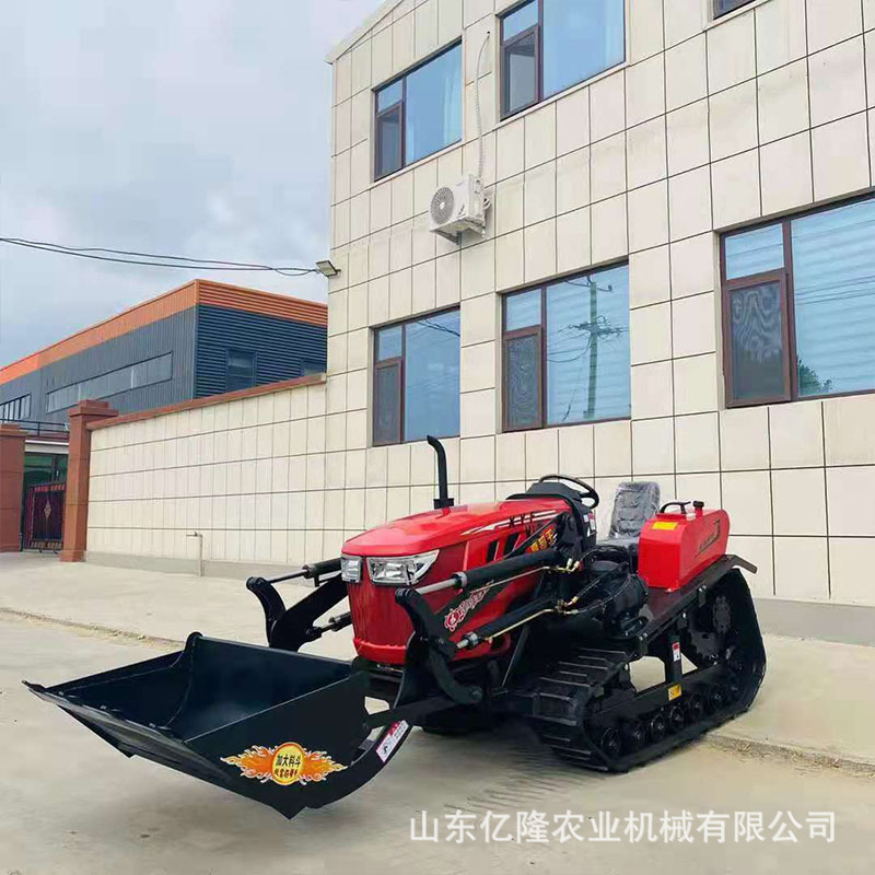 50 horsepower crawler tractor water and drought dual-purpose crawler plowing machine mountain hill rotary plowing machine