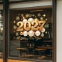 四角新年跨境2027静电贴