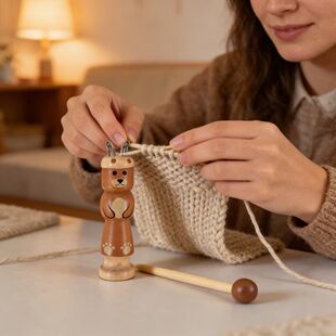 ��ͨС��ľ�|�������� ��ʽ�������ֹ� DIY ë��ᘿ�����С��ľż