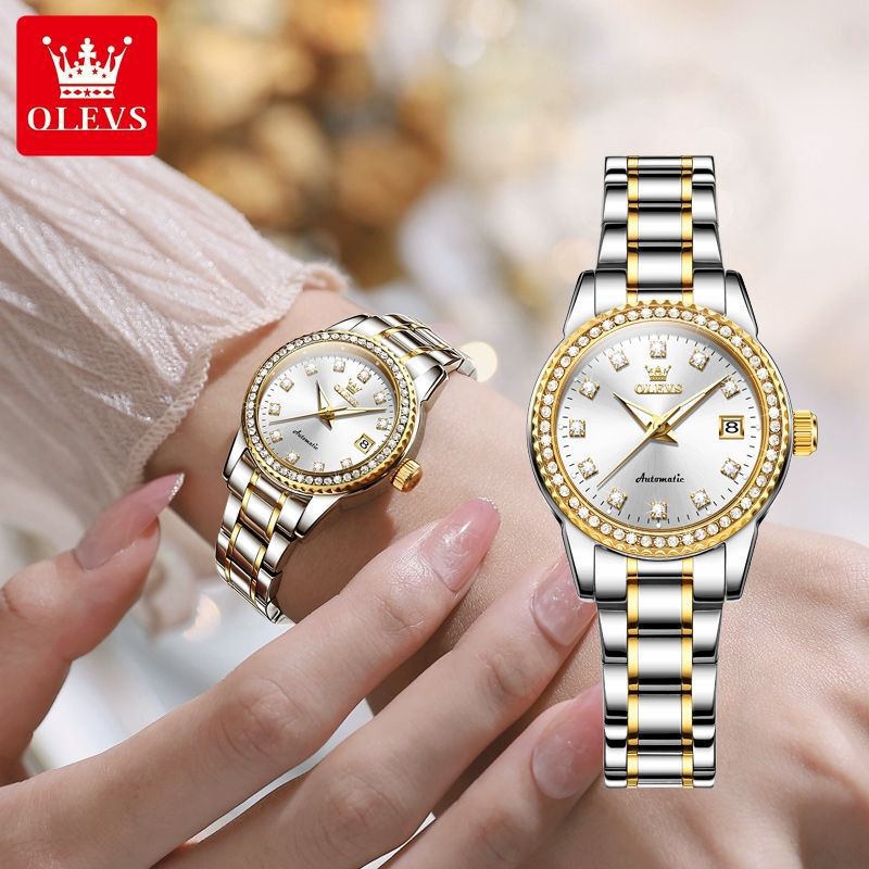 Swiss 2025 New Women's Watch Fully Automatic Mechanical Watch Waterproof Luminous High-Value Original High-End