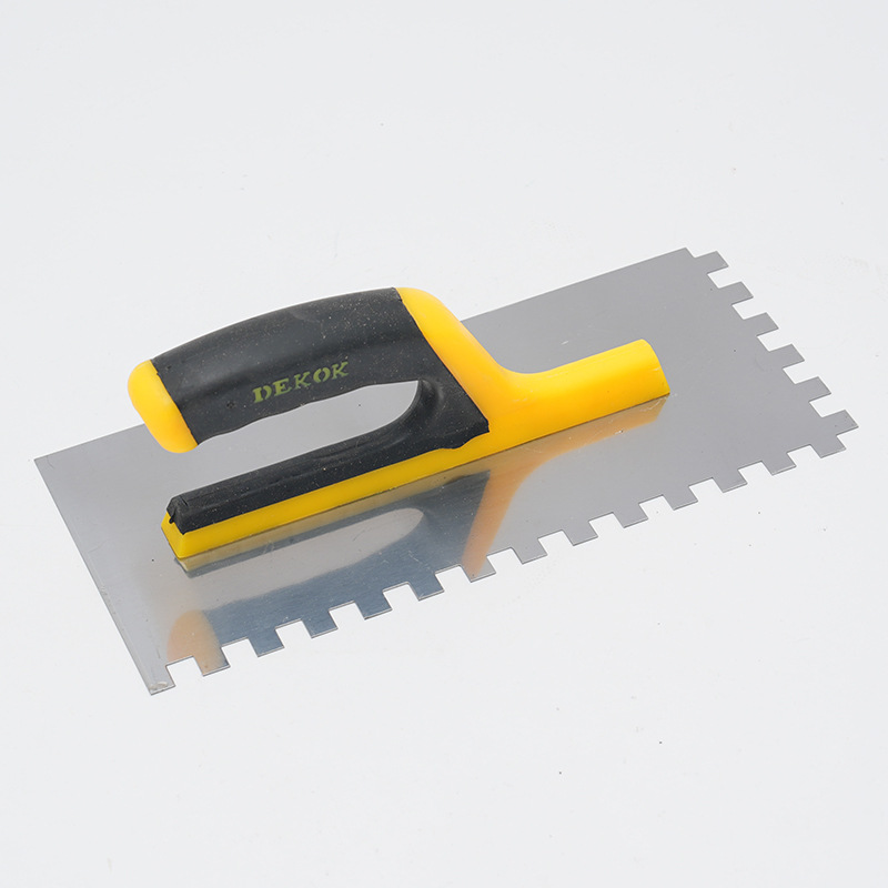 新款不锈钢抹泥刀塑料柄加厚泥板腻子粉刮刀现货供应