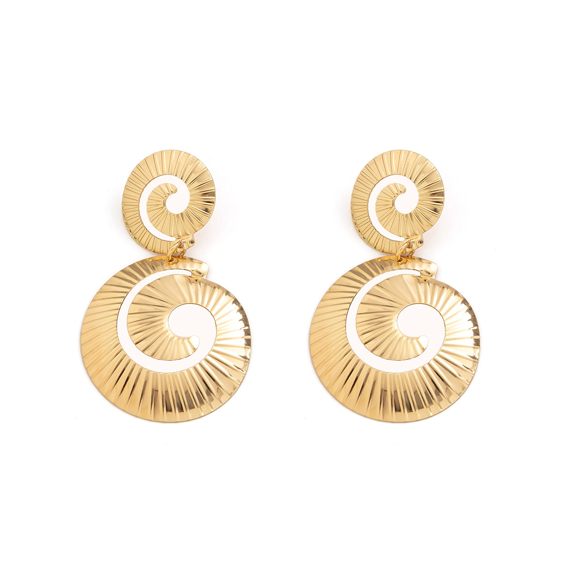 1 Pair Simple Style Classic Style Geometric Inlay Metal Rhinestones Ear Studs display picture 4