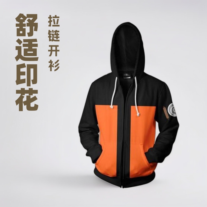 European size Huo Ying series 3D printed sweater zipper cardigan hooded sweater coat cartoon COSPLAY suit