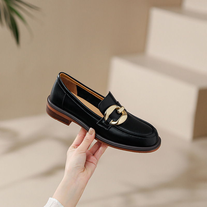 CHIKO Helena Square Toe Block Heels Loafers Shoes