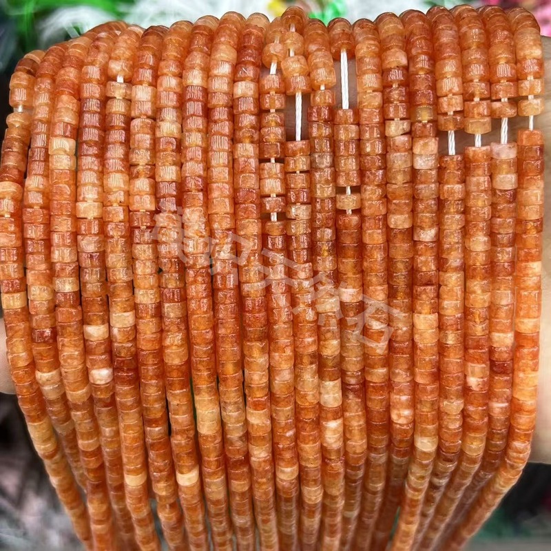 2*4mm天然石管珠隔片散珠玉髓青金水晶圆柱隔珠diy饰品配件批发|undefined