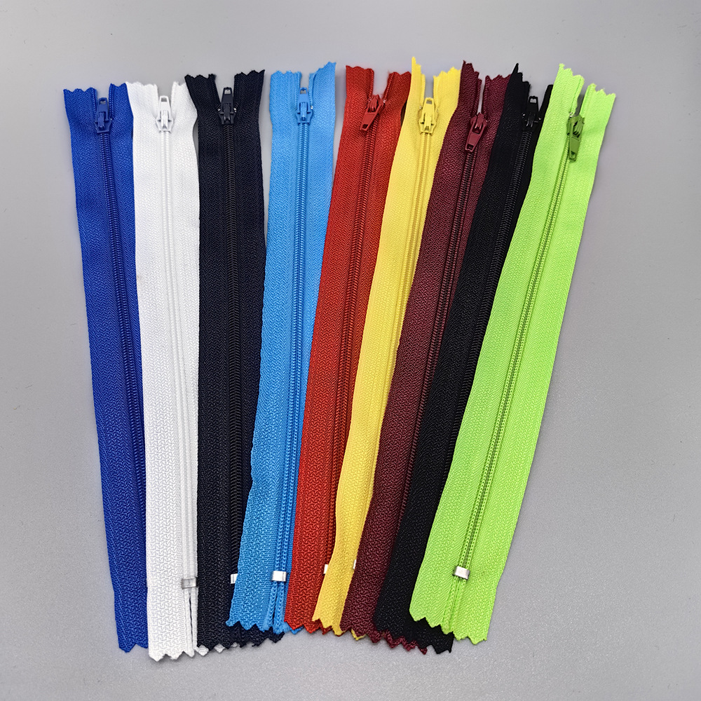 批发彩色3号尼龙拉链 服装辅料拉链 衣服裤子替换拉链批发 拉链