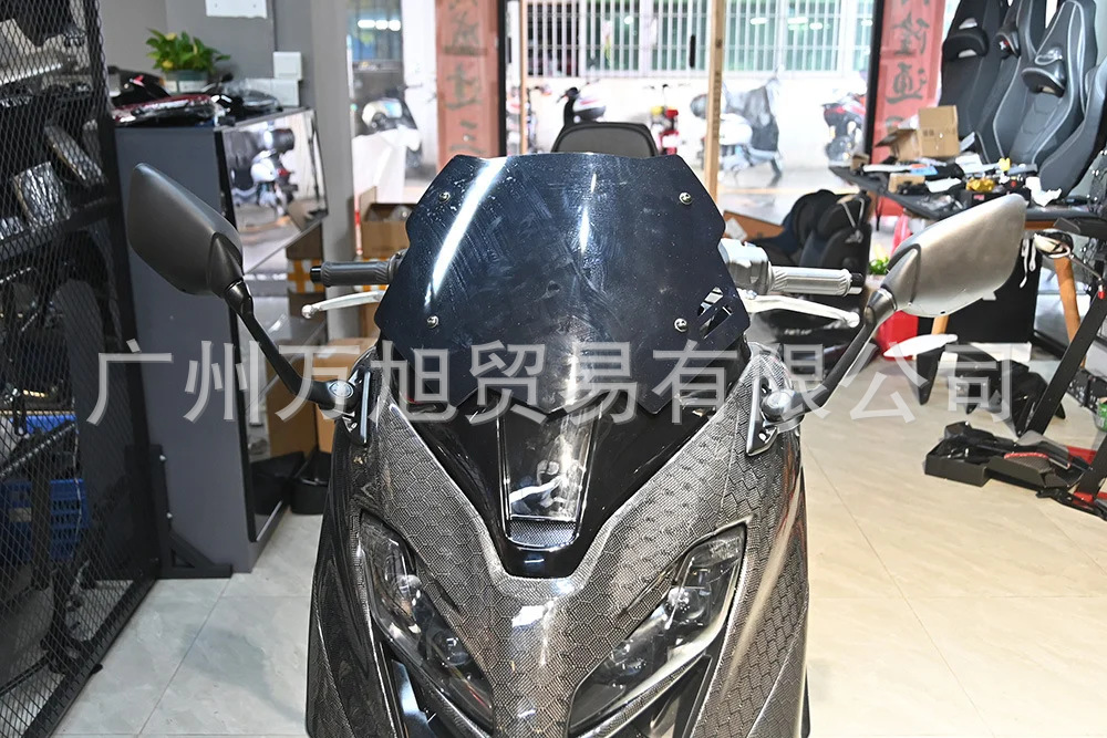 Suitable for Yamaha TMAX 560 2022-2025 Motorcycle Black/Snake Skin Color Rearview Mirror