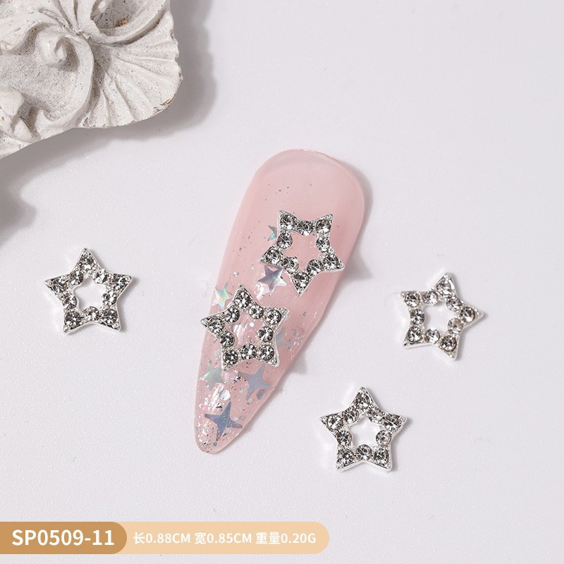 #5 silver Hollow Star