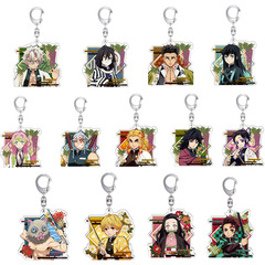 デーモンスレイヤーキーホルダーアクリルアニメ漫画周辺炭治郎ミドーカラーペンダントペンダント卸売