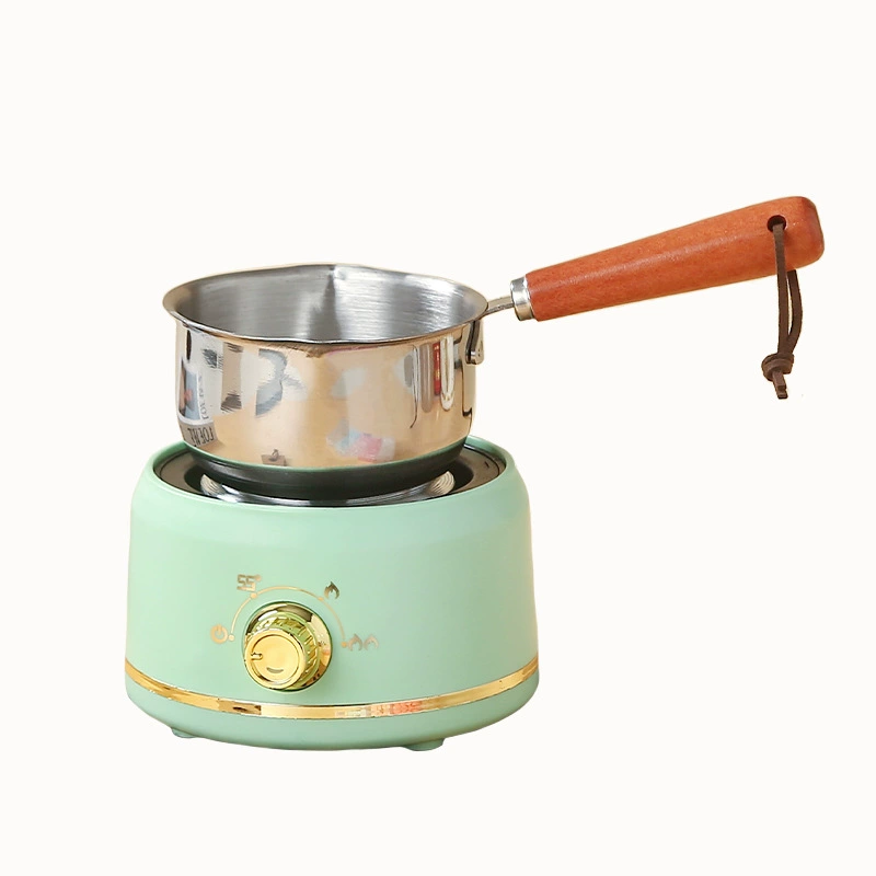 [DIY стеклянная бутылка с сахарным углем, плавильный прибор, плавка масла, нержавеющая миниатюрная кастрюля для плавления воска]