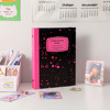 Student A5 Korean Version Pour ink Drops Album Binding Stardy Six -Page Live Pagling Girls Three -inch Card Storage Book