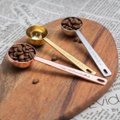 コーヒー豆ステンレス长柄計量スプーンコーヒー器具アクセサリーカフェシールクリップ専用スプーン