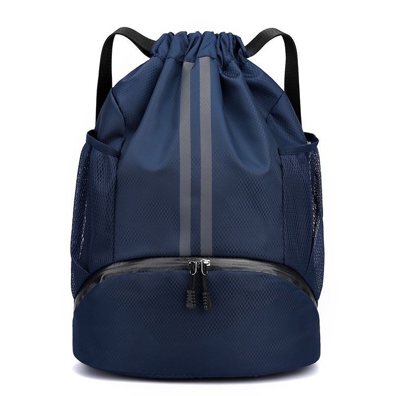 Bolsa deportiva ligera separación seca y húmeda bolsa de natación bolsa de baloncesto fútbol mochila de hombro abertura de la correa de dibujo bolsa portátil de gran volumen de espacio image 8