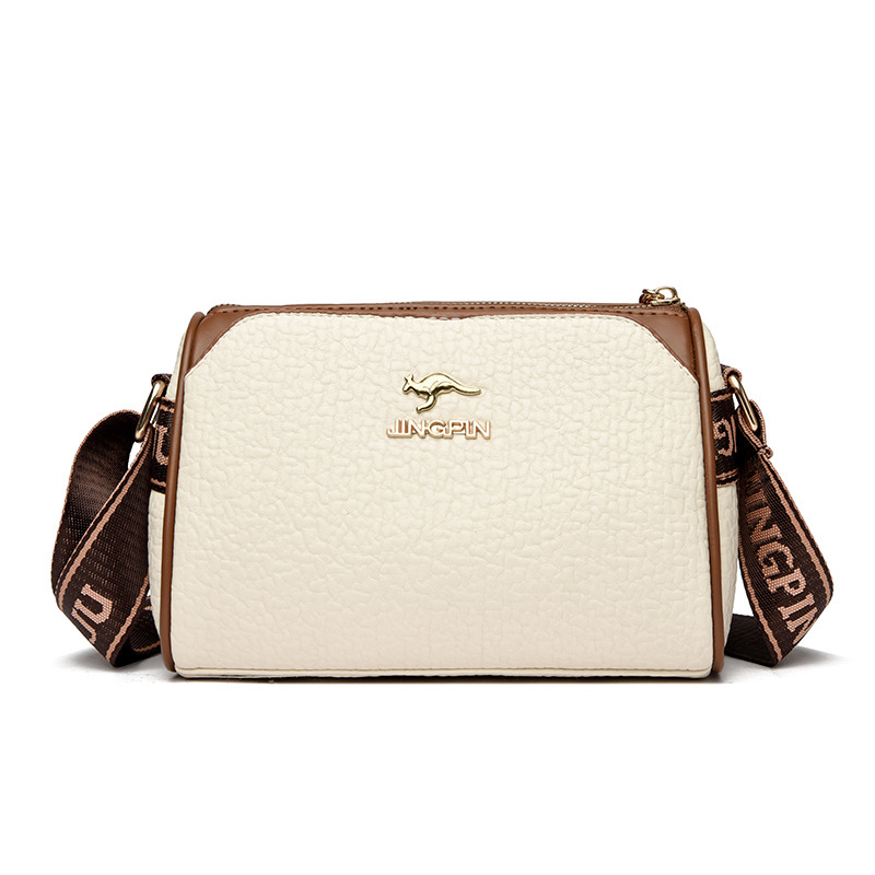 Borsa a spalla cilindrica a tre strati donna versatile_voghion.com