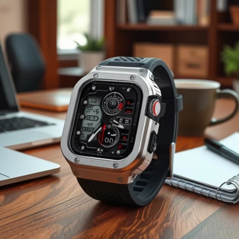Suitable for Apple S11/Ultra Watch Stainless Steel 46mm Protective Case with Integrated Tpu Strap 42mm Bracelet Suitable for Apple S11/Ultra Watch Stainless Steel 46mm Protective Case with Integrated Tpu Strap 42mm Bracelet