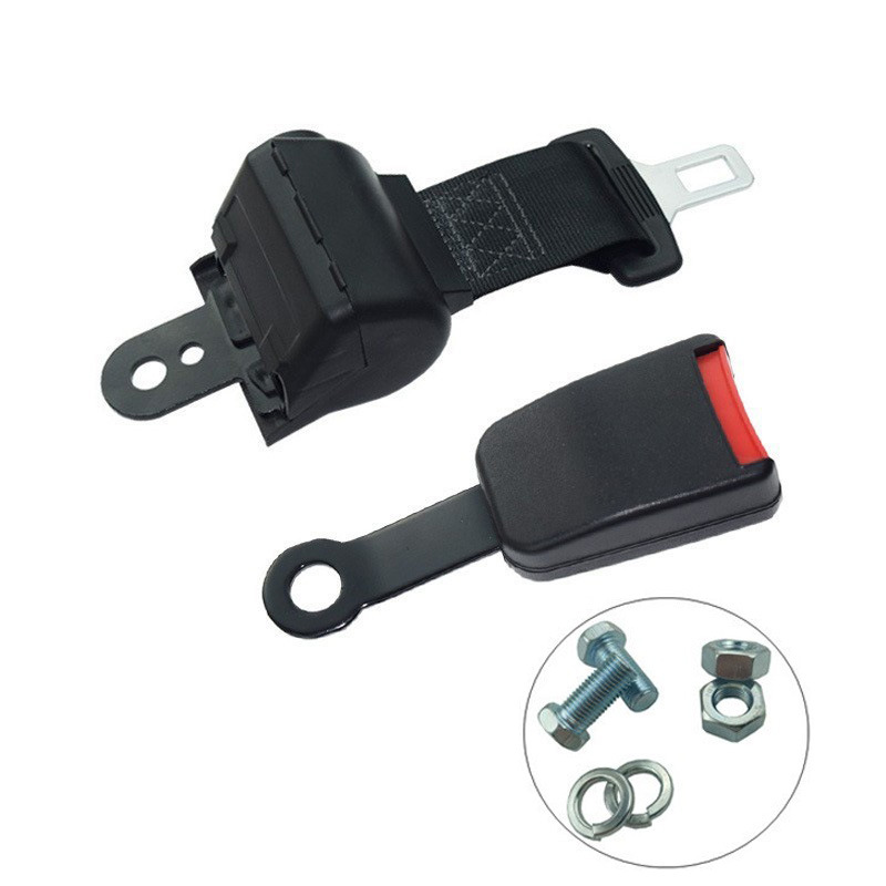 Car seat belt | Gaofe Bus School Bus - semi-enclosed-retractor-s14cm-base-full-set-of-screw-accessories
