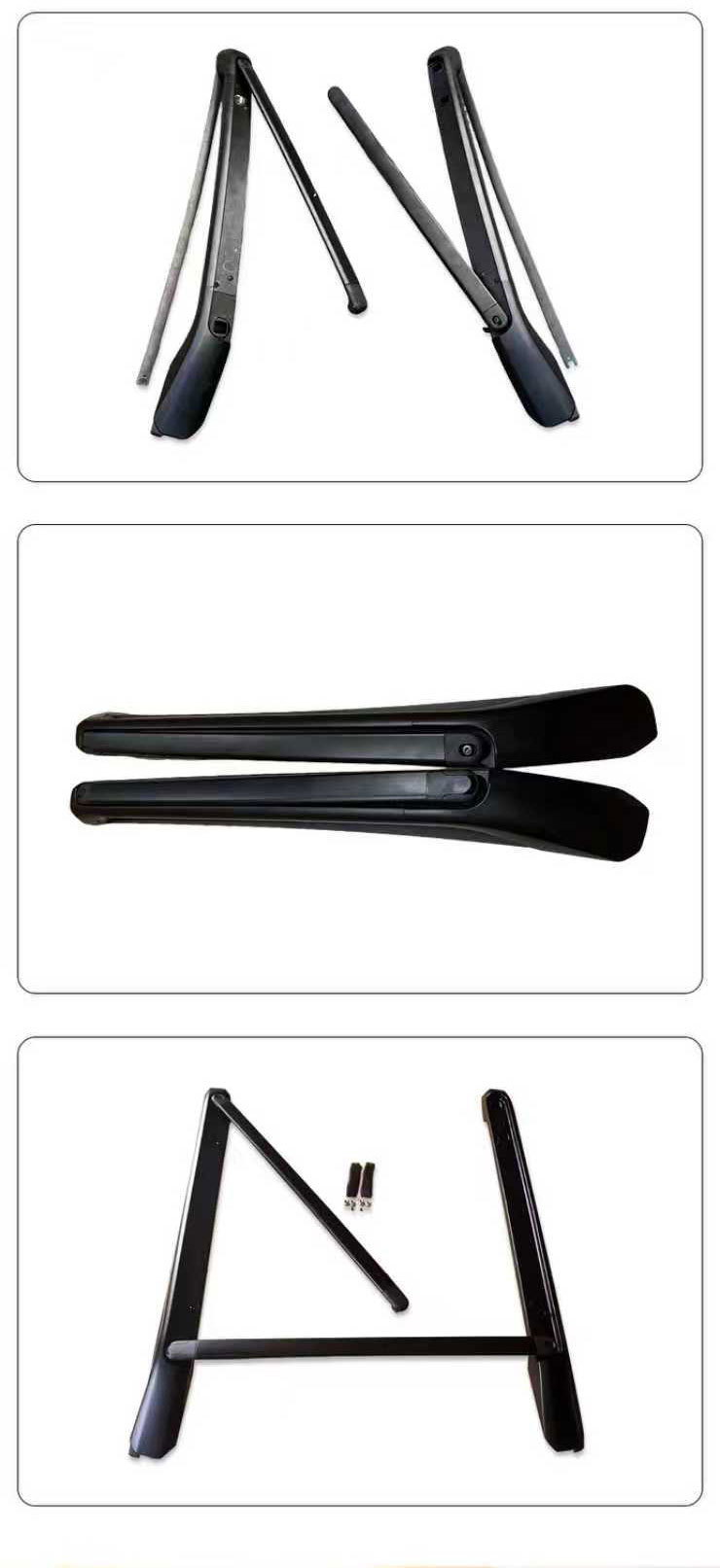 Suitable for 23 Ranger models, alloy roof rack, no-drill folding mobile load-bearing luggage rack
