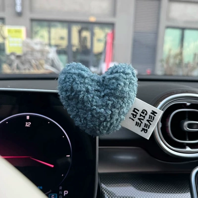 car ornaments girls car – Car ornaments - love-blue-delivered-with-traceless-stickers