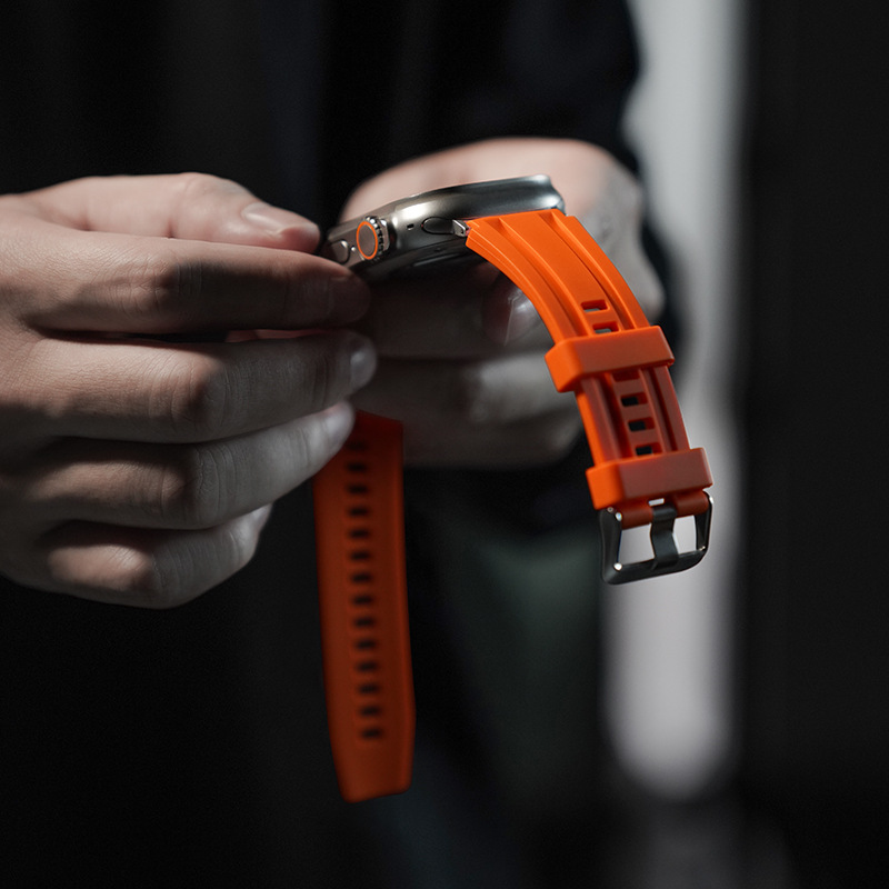 iwatch8 Strap S7 Apple Watch Silicone Applewatch7/6/5/4/3/ultra for Men and Women