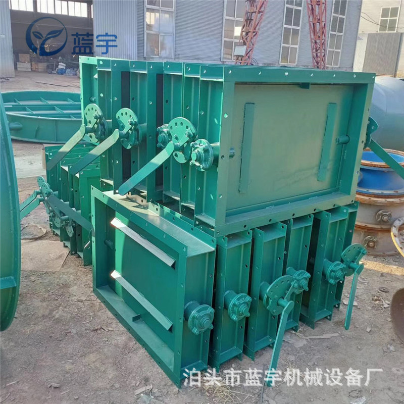 方形通风蝶阀收尘器调节蝶阀dn250型气动执行器冷风阀挡板风门厂