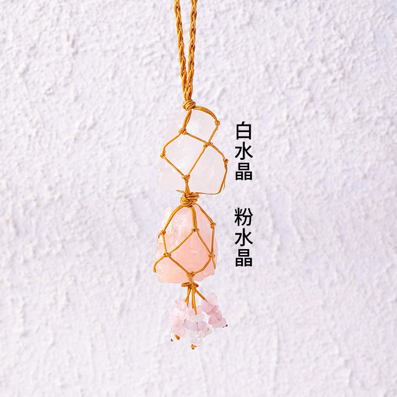 화이트 크리스탈 + 핑크 크리스탈