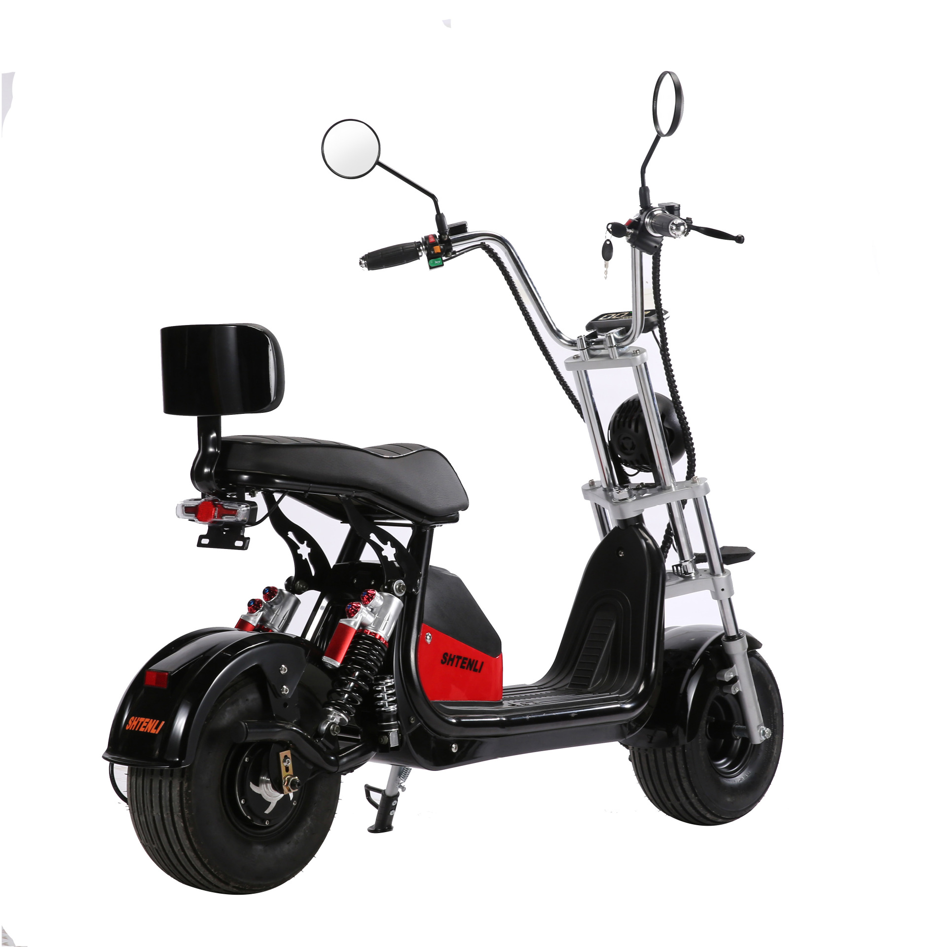 Factory Direct Sales Mini Men's and Women's Small Harley Wide Tire Electric Scooter Double City Recreational Vehicle