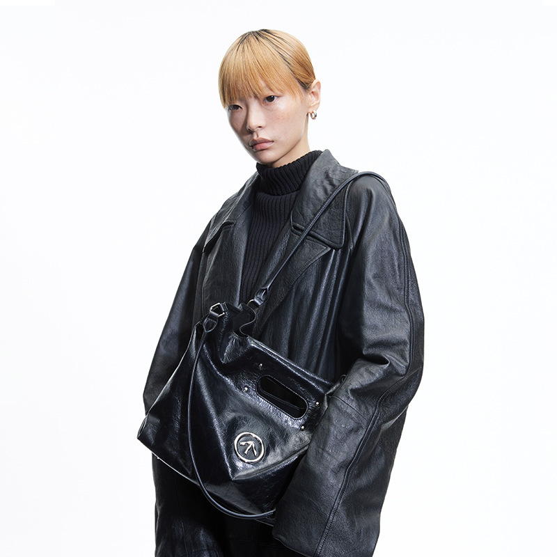 GROTTO個楽新ソフトCARRYトートバッグ大容量通勤牛革手提げ片肩ソフトバッグ|undefined