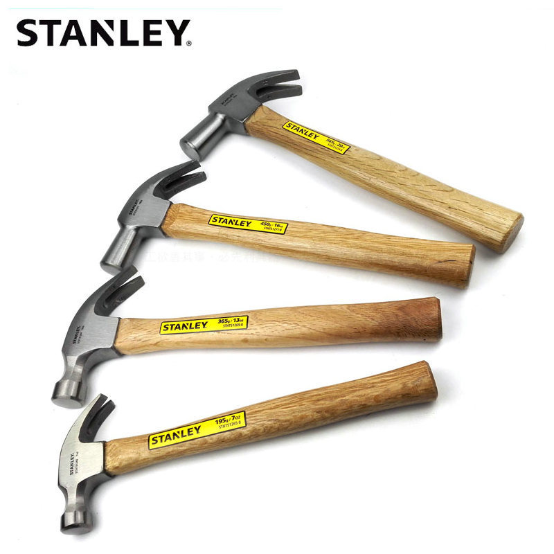 史丹利工具硬木柄羊角锤STHT51265-8-23 51269 51271 51274榔头