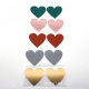 DIY scratch card postcard scratch film surprise scratch coating scratch sticker heart-shaped dialog box 70*80mm