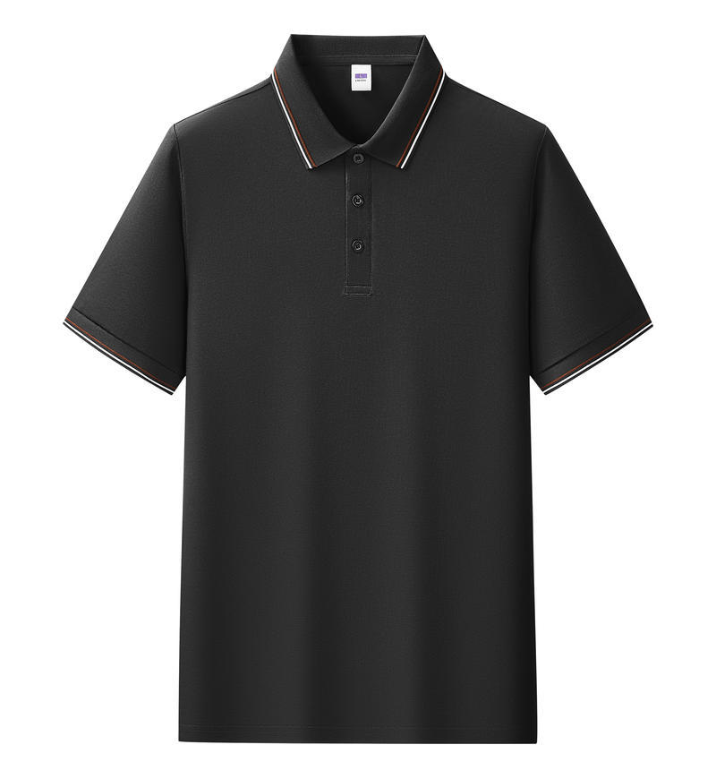 Camisas de polo de tamaño grande personalizadas logotipo de verano transfronterizo de algodón de hielo ropa de trabajo equipo de trabajo camiseta de manga corta personalizada