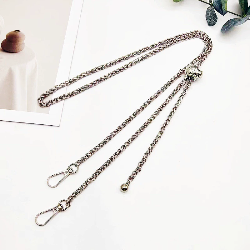 Changeable adjustable one-shoulder bag on chain, straps, mobile phone, chain bag, (Physicals)