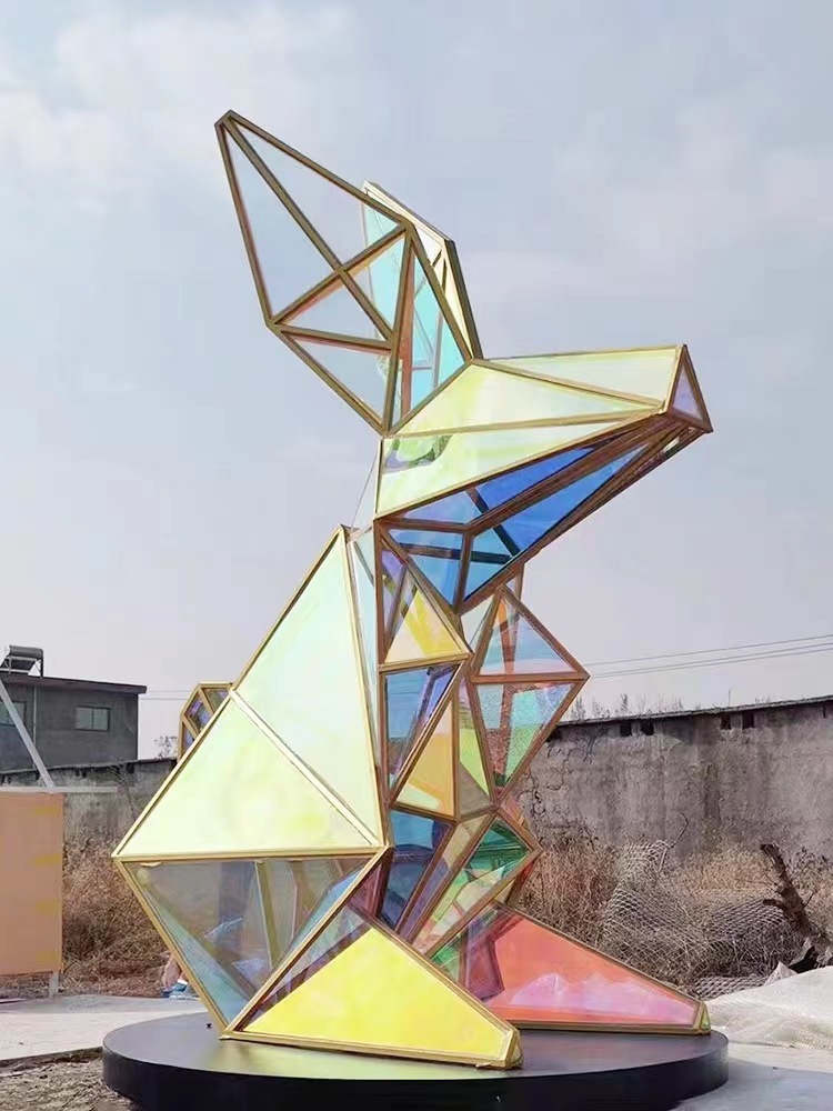 dp景区道具圣诞节美陈造型装饰商场网红步行街户外亚克力灯光打卡