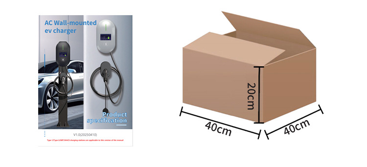 New Energy Vehicle Charging Pile 32A 7Kw Wall-Mounted Pile National Standard 7Kw Home Use Byd Charging Gun Smart Charging