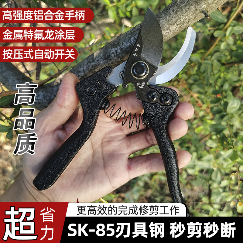 SK5高端修枝剪树枝剪刀园林剪 果树园艺剪刀盆景园艺花卉剪枝剪