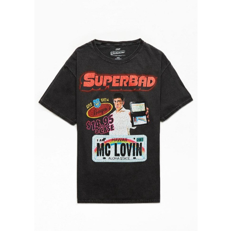 230g European Size Pure Cotton Pacsun Men's Superbad Mclovin T-Shirt - Multico 230g European Size Pure Cotton Pacsun Men's Superbad Mclovin T-Shirt - Multico