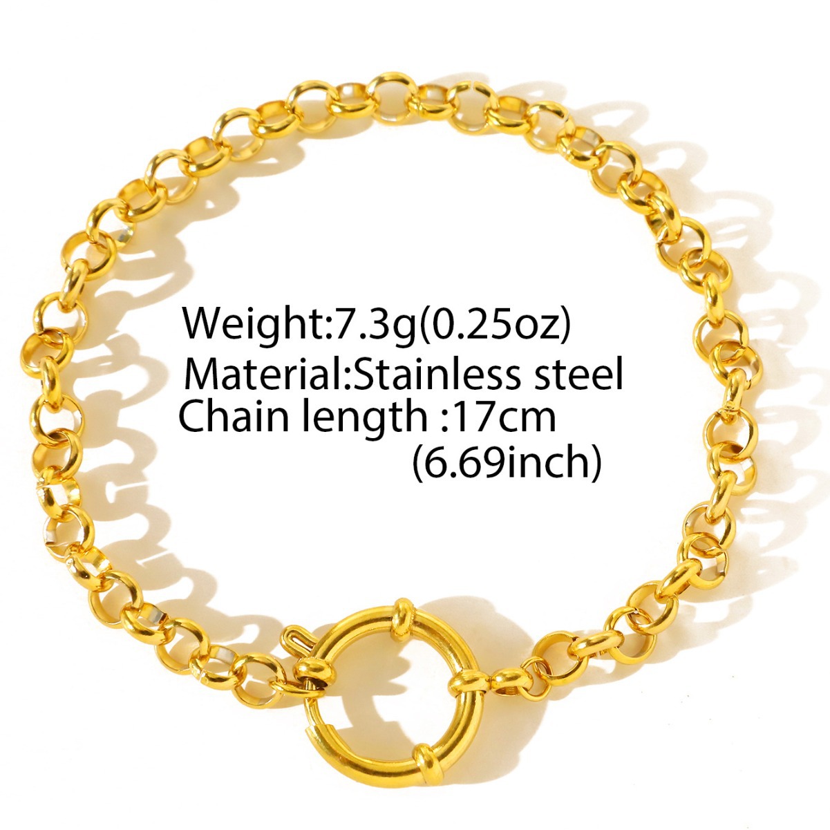 Plating Design Basic, Modern Style, Classic Style Style Basic Modern Style Classic Style Geometric 304 Stainless Steel Stainless Steel Bracelets In Bulk