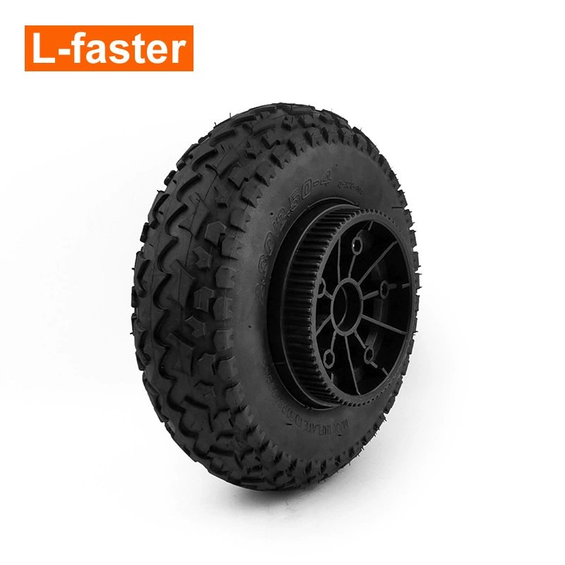 2.80 / 2.50-4 Скейтборд надувное колесо с внутренней трукой 9 дюймов надувные шины легкосплавные диски 8-10 мм подшипники