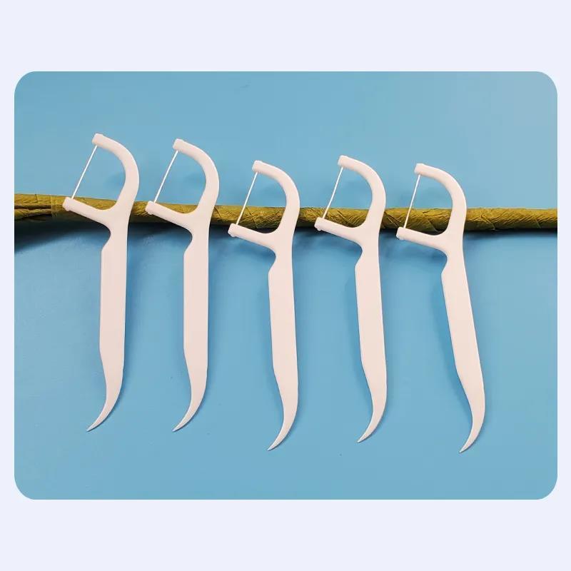 Dental floss box, family pack, high-tension floss picks, toothpick-shaped flossing thread, dental cleaning, teeth care, wholesale