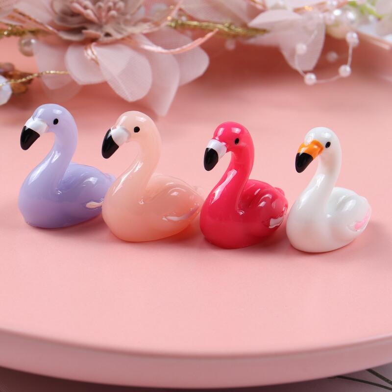 Resin Stereo Flamingo Accessories Necklace diy Pendant Slime Filler Creative Baking Decoration Accessories Resin Stereo Flamingo Accessories Necklace diy Pendant Slime Filler Creative Baking Decoration Accessories