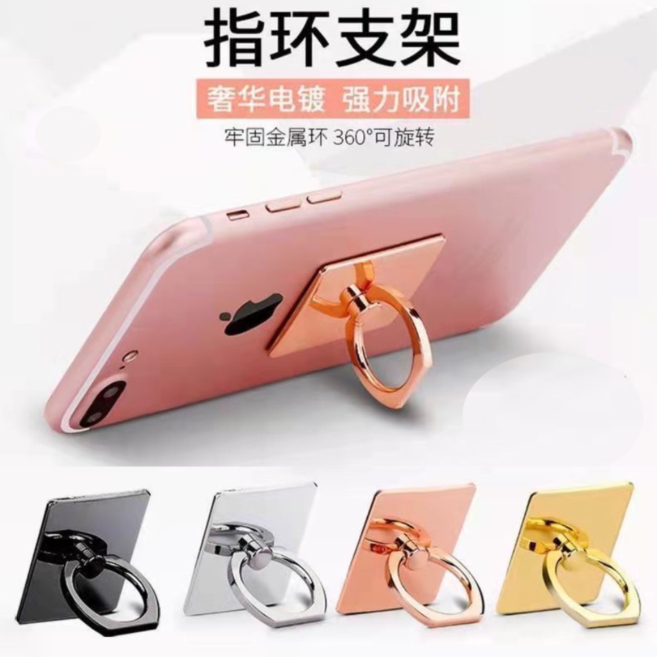 Metal Phone Ring Holder Stand, Foldable and Rotatable, Tablet Stand, Alloy Material, Portable
