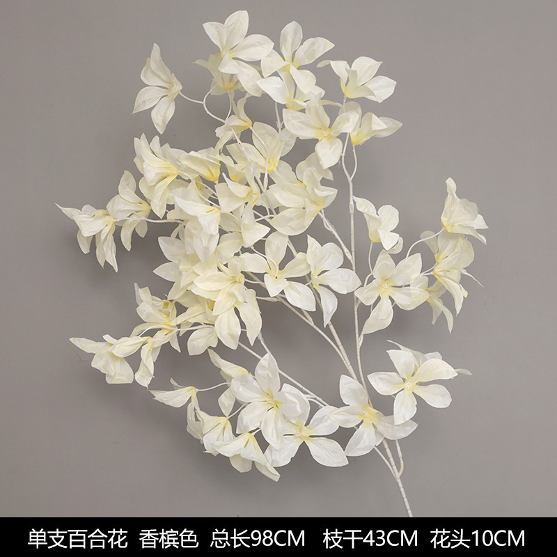 香槟色仿真花婚礼婚庆场地场景布置道具结婚装饰花艺花材假花批发|undefined