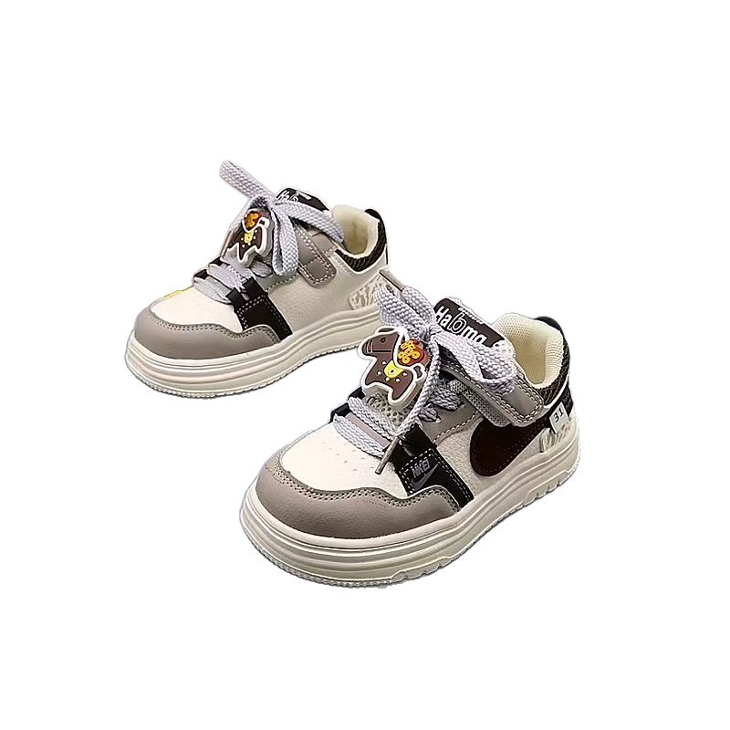 2025 zapatos para niños zapatos de cuero nuevos para hombres zapatos bajos, transpirables y resistentes al desgaste, zapatos deportivos casuales de tendencia, zapatos para niños, zapatos de baloncesto