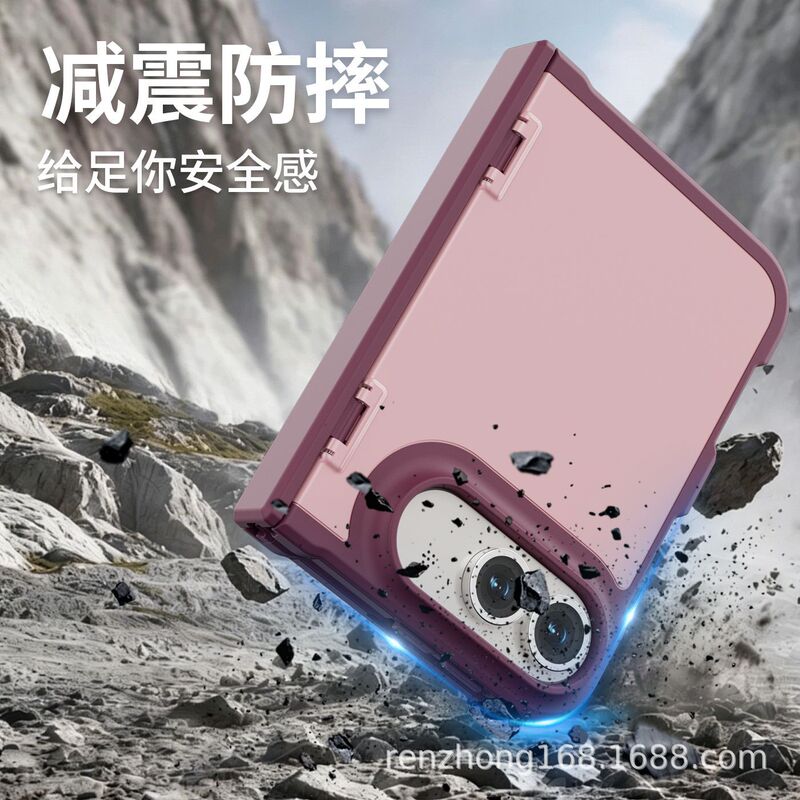 Suitable for Apple iPhone 18 Fold phone case, heavy-duty, drop-proof, and three-proof solid-color robot protective case for foldable screens Suitable for Apple iPhone 18 Fold phone case, heavy-duty, drop-proof, and three-proof solid-color robot protective case for foldable screens