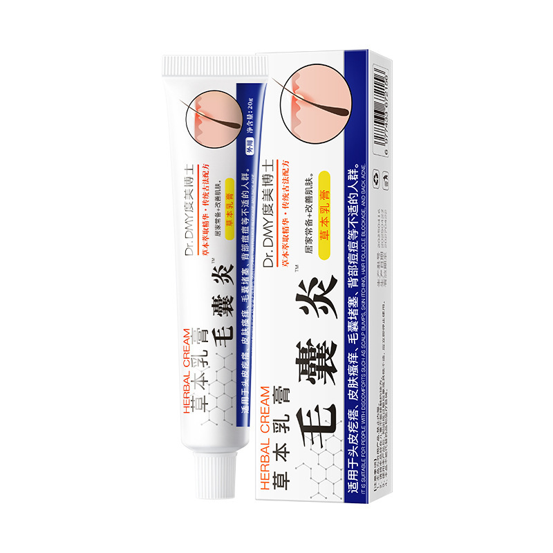 Dr. Dumei ハーブ毛包抗菌クリーム毛包皮膚のかゆみ赤い発疹マイルドな鎮痒抗菌クリーム卸売|undefined