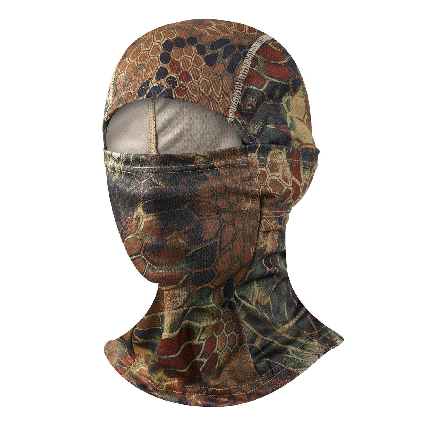 Máscara solar de ciclismo transfronteriza cubierta de camuflaje al aire libre secado rápido respirado a prueba de viento protector facial turbante militar para hombres y mujeres