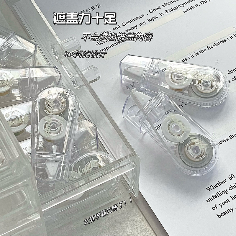 Cinta de corrección Mini traje de cinta de corrección suave y no fácil de romper Cinta de corrección de gradiente de cinta de corrección de valor de color alto estudiante