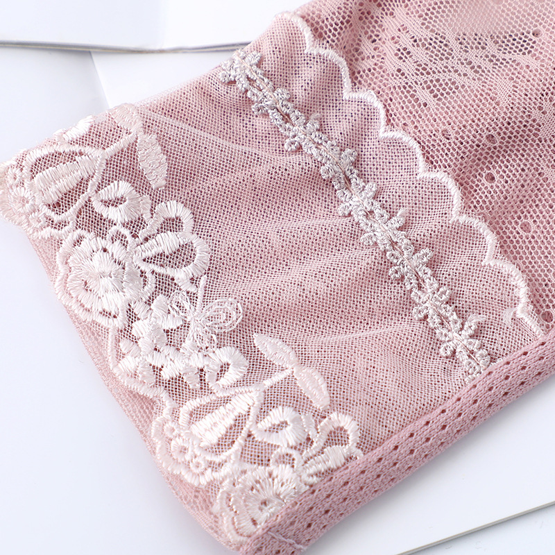 Guantes de protección solar de primavera y verano guantes de pantalla táctil de encaje conducción de las mujeres transpirable al aire libre protección solar guantes de equitación