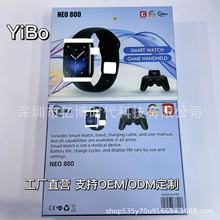 跨境新款NEO800智能手表套盒 带有520种各式各样的游戏机+4条表带