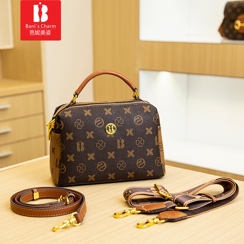 Bani meizi nuevo presbicia almohada bolsa doble cremallera bolso de gran capacidad bolsa de mensajero para las mujeres [en stock generación]