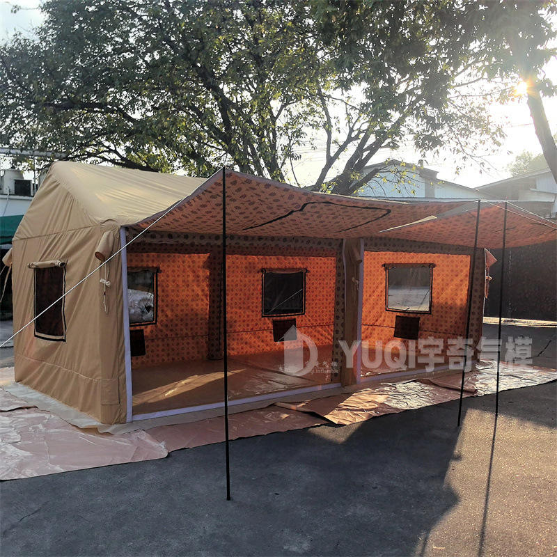 Cross-Border Customized Alapa Tent Manufacturer's New Outdoor Camping Style Desert Camping Style Qatar Middle East Inflatable Tent